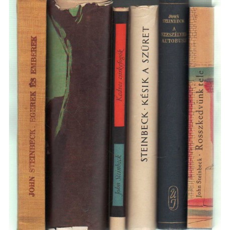 John Steinbeck művei (6 db)