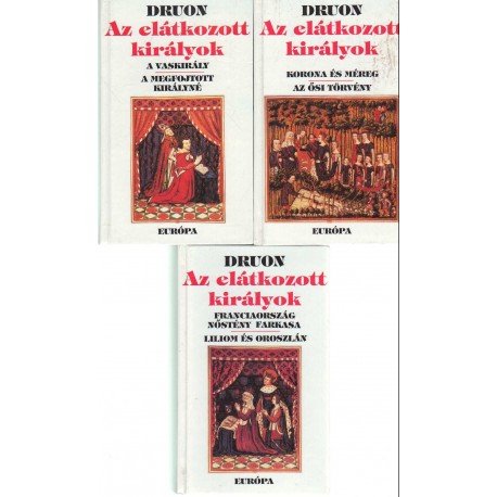 Az elátkozott királyok 1-3.kötet