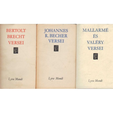 Lyra Mundi verseskötetek 3 db