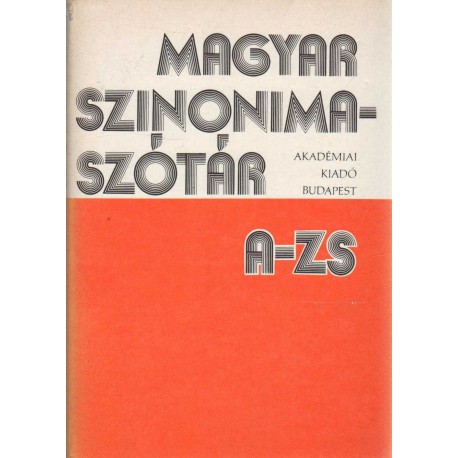 Magyar szinonímaszótár