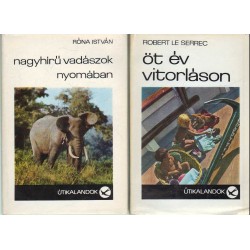 Vadász-, halász- és útikönyvek (10 db)