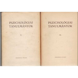 Pszichológiai tanulmányok (6 db)