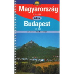 Magyarország autóatlasza (1:360 000) - Budapest (1:25 000)