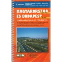 Magyarország (1:360 000) és Budapest (1:25 000) autóatlasz - 23 város belterületi térképével