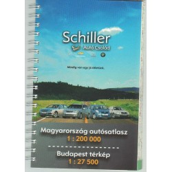 Magyarország autósatlasz (1:200 000) - Budapest térkép (1:27 000)