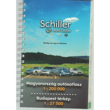 Magyarország autósatlasz (1:200 000) - Budapest térkép (1:27 000)