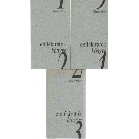 Emlékiratok könyve I-III.