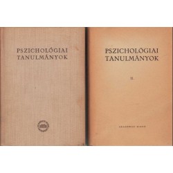 Pszichológiai tanulmányok (4 db)