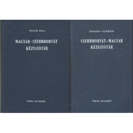 Szerbhorvát-magyar - magyar-szerbhorvát kéziszótár