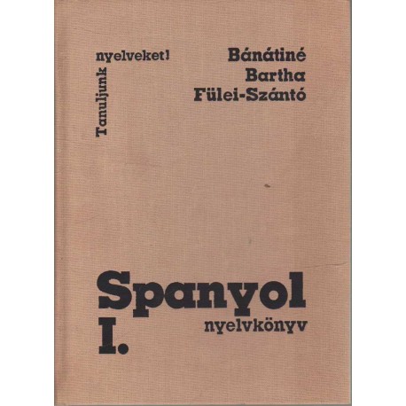 Spanyol nyelvkönyv I.