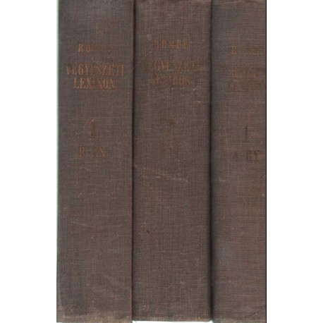 Vegyészeti lexikon I-III.