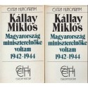 Magyarország miniszterelnöke voltam 1942-1944