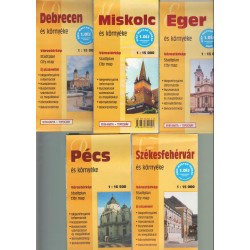 Várostérképek 4. (5 db)