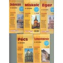 Várostérképek 4. (5 db)