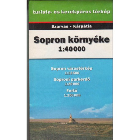Sopron környéke (1:40 000) turista- és kerékpáros térkép