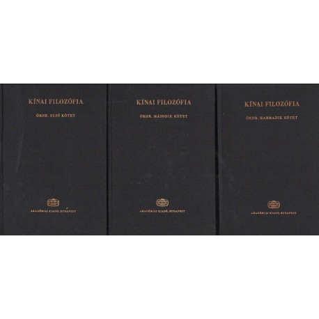 Kínai filozófia - Ókor I-III.