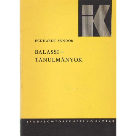 Balassi-tanulmányok