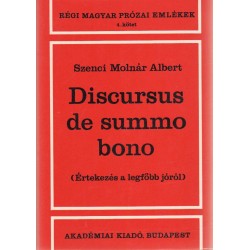 Discursus de summo bono