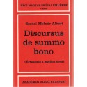 Discursus de summo bono