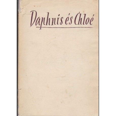 Daphnis és Chloé
