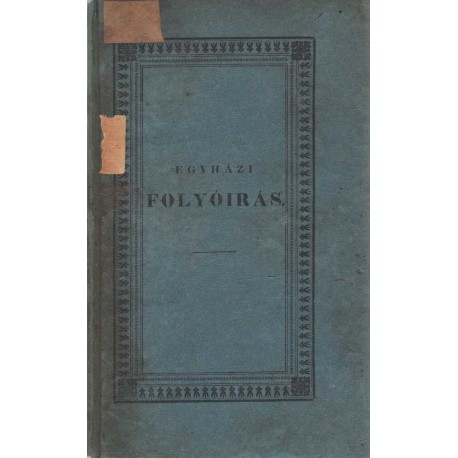 Egyházi folyóírás (1832)