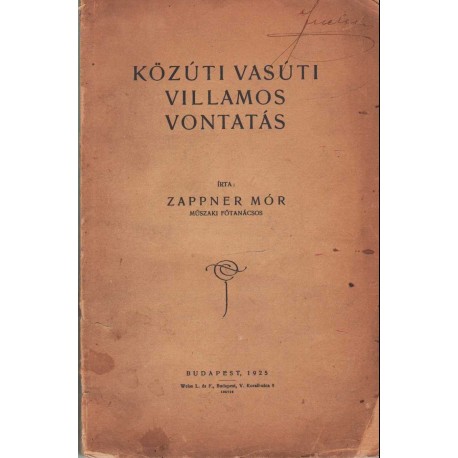 Közúti vasúti villamos vontatás