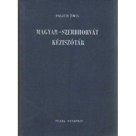 Magyar-szerbhorvát kéziszótár (1988)