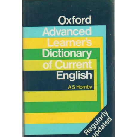 Oxford advanced learner's dictionary of current English