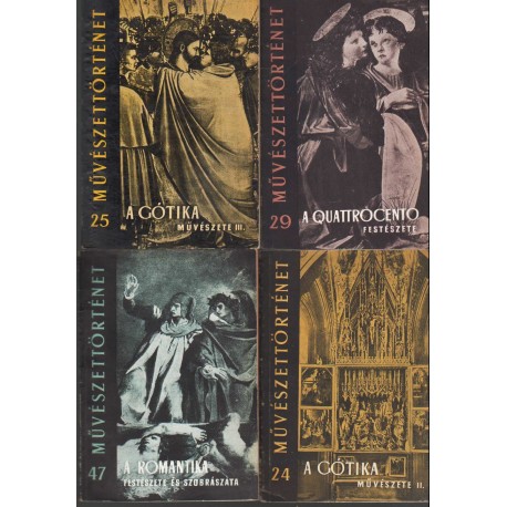 Művészettörténeti könyvek 2. (9 db)