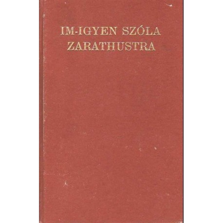 Im-igyen szóla Zarathustra (hanonmás)