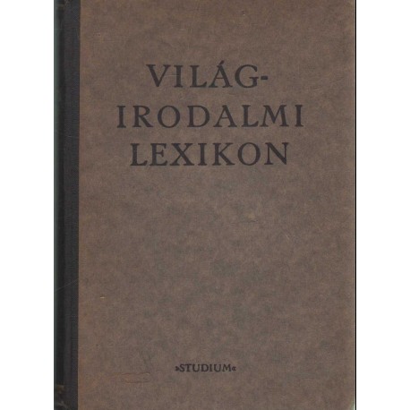 Világirodalmi lexikon I-III.