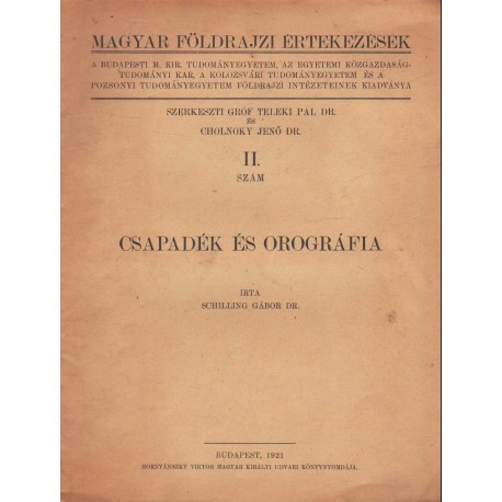 Csapadék és orográfia