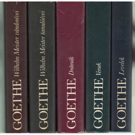 Goethe művei (5 db)