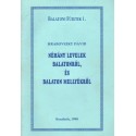 Néhány levelek Balatonról, és Balaton mellyékről