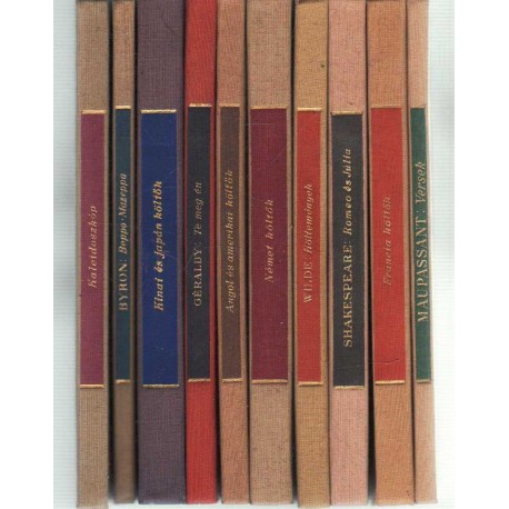 Kosztolányi Dezső válogatott műfordításai (10 db)