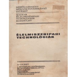 Élelmiszeripari technológiák