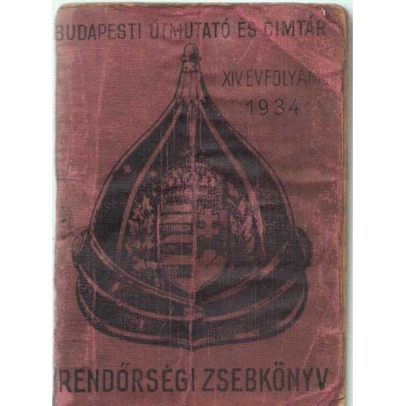 Budapesti utmutató és címtár 1934. XIV. évfolyam