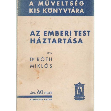Az emberi test háztartása