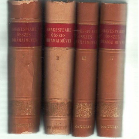 Shakespeare összes drámai művei I-IV.