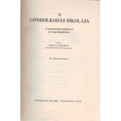 A gondolkodás iskolája