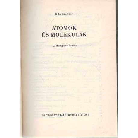 Atomok és molekulák