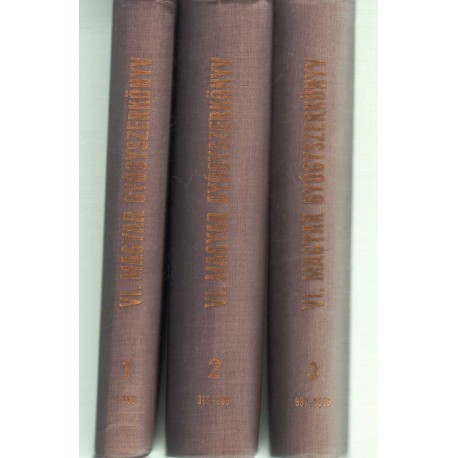 Magyar gyógyszerkönyv I-III. (1967)