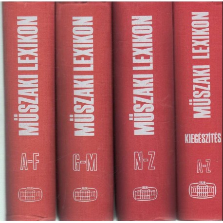 Műszaki lexikon I-IV. (1970)