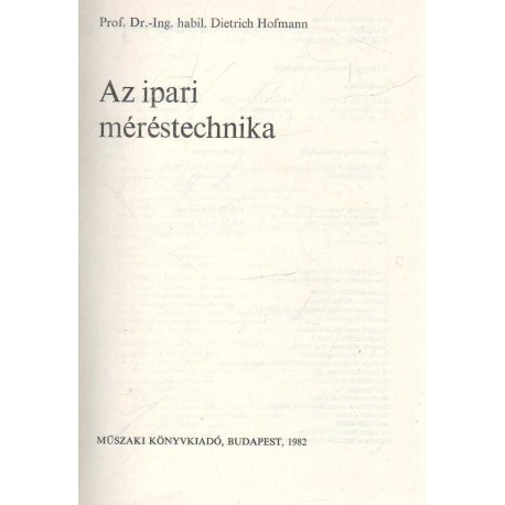 Az ipari méréstechnika