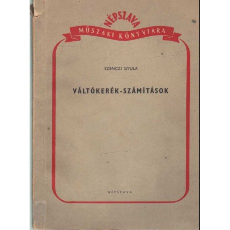 Váltókerék-számítások