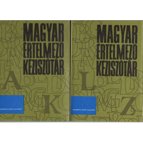 Magyar értelmező kéziszótár I-II. (1992)