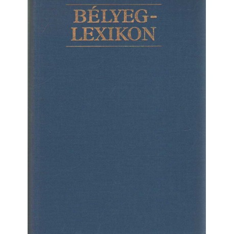 Bélyeglexikon (1988)