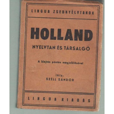 Holland nyelvtan és társalgó