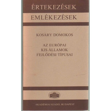 Az európai kis államok fejlődési típusai