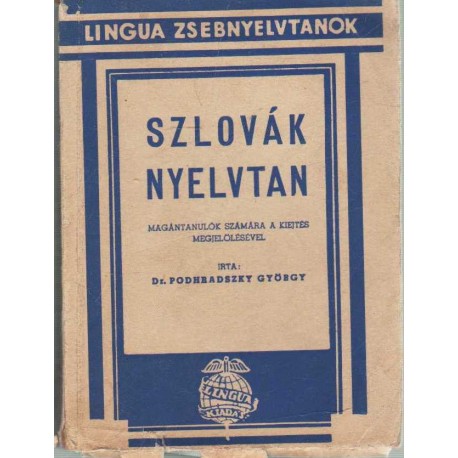 Szlovák nyelvtan